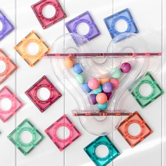 Connetix® Pastel Ball Run Magnetic Tiles Kit